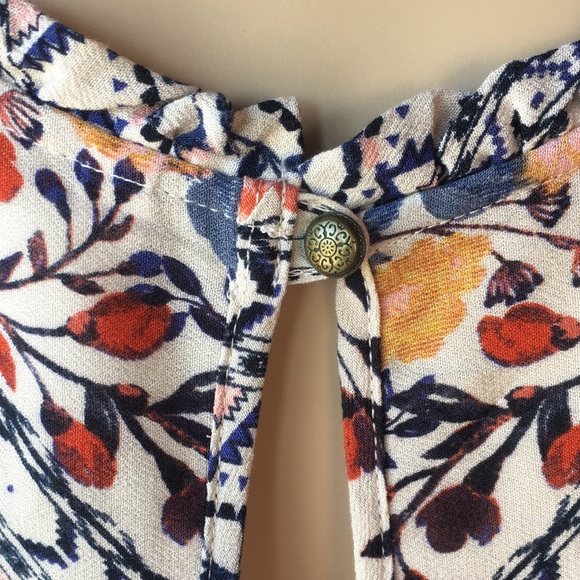 Boho Cold-Shoulder Short Festival Dress or Tunic Xhilaration - Picture 7 of 9